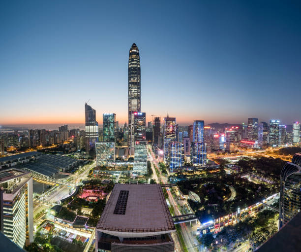 istock Shenzhen city downtown district 904188394