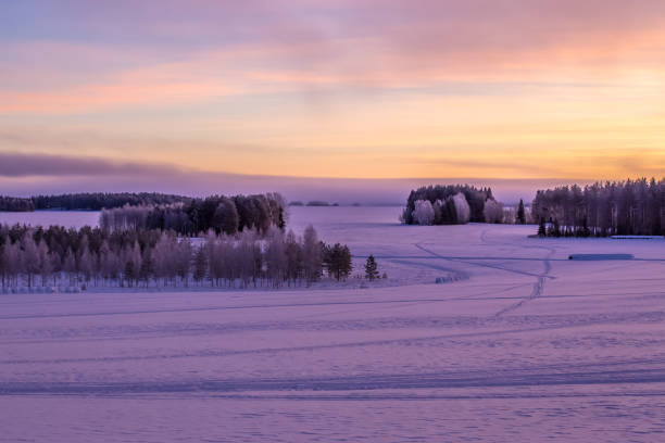 istock Winter landscape from Sotkamo, Finland. 904210742