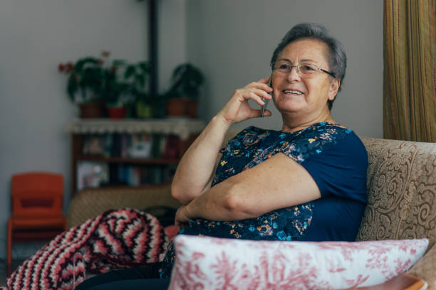 istock Senior woman talking on cellphone 904213012