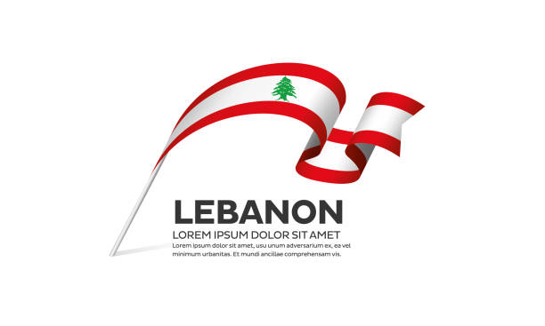 레바논 플랙 배경기술 - tennessee sign welcome sign greeting stock illustrations