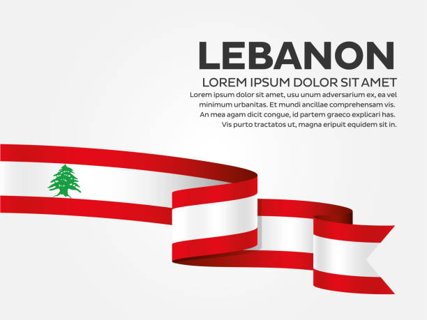 Lebanon flag background Lebanon, country, flag, vector, icon beirut illustrations stock illustrations