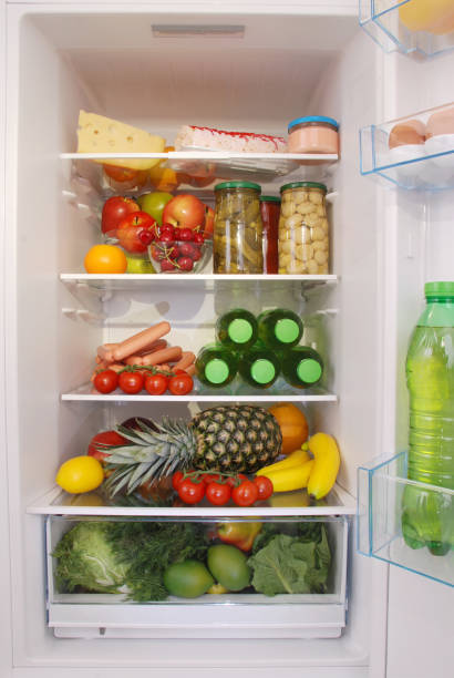 istock Refrigerator full of food 904216828