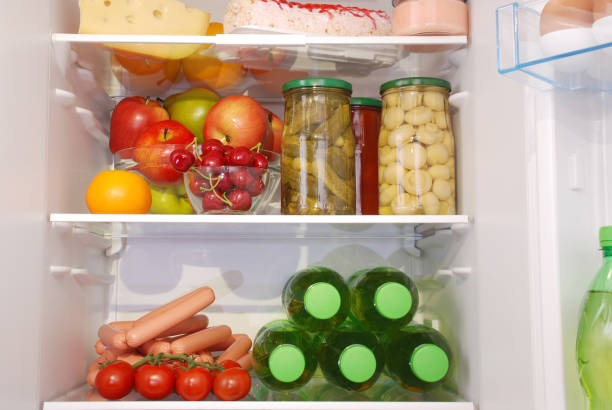 istock Refrigerator full of food 904216930