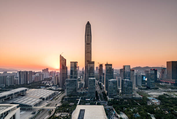 istock Shenzhen city downtown district 904225142