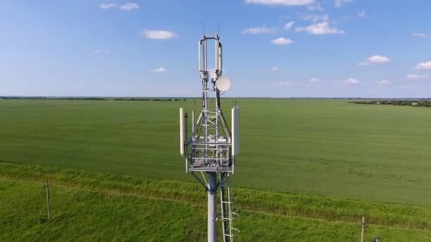 istock Cellular tower. Equipment for relaying cellular and mobile signal 904225556