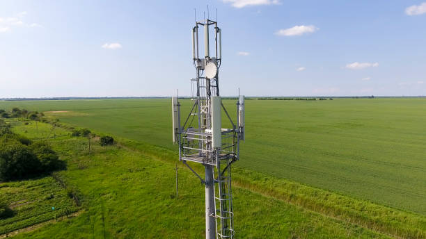 istock Cellular tower. Equipment for relaying cellular and mobile signal 904225568