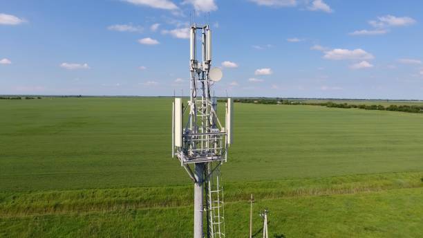 istock Cellular tower. Equipment for relaying cellular and mobile signal 904225586