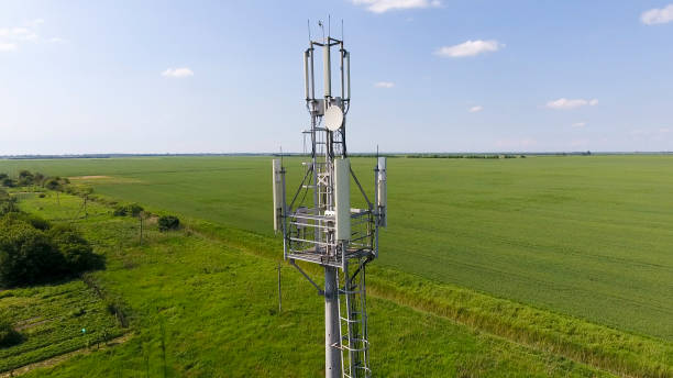 istock Cellular tower. Equipment for relaying cellular and mobile signal 904225592