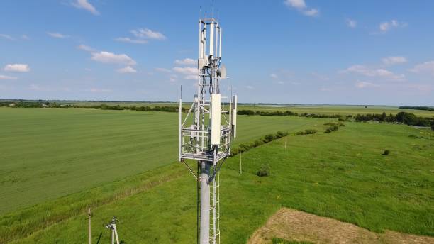 istock Cellular tower. Equipment for relaying cellular and mobile signal 904225636