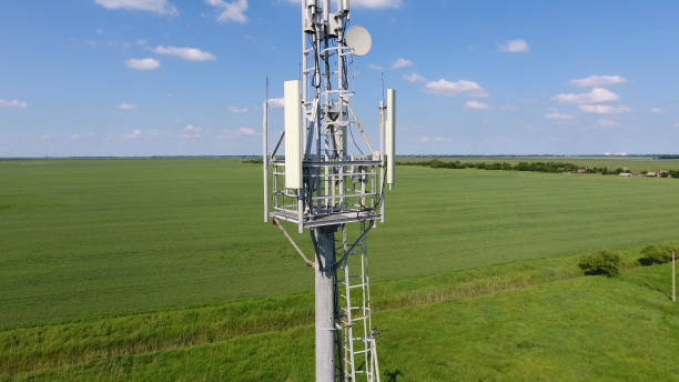 istock Cellular tower. Equipment for relaying cellular and mobile signal 904225646