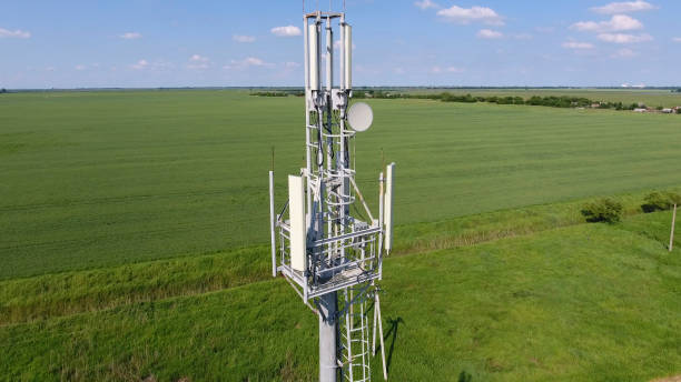 istock Cellular tower. Equipment for relaying cellular and mobile signal 904225648