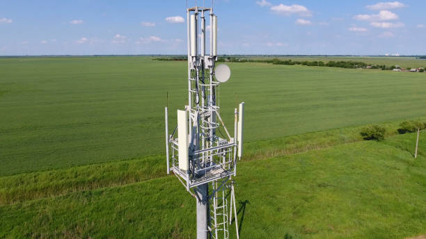 istock Cellular tower. Equipment for relaying cellular and mobile signal 904225652