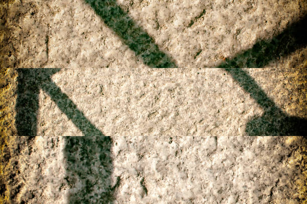 istock Grey wall stone grunge background, rock texture with shadow 904232544
