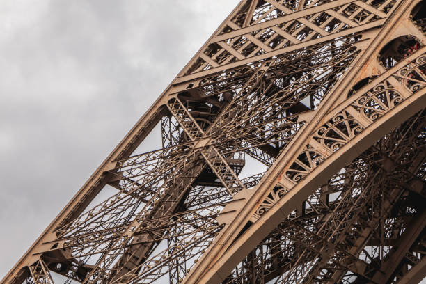 istock architectural detail of the Eiffel Tower in Paris 904234814