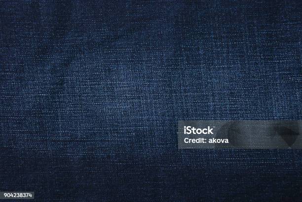 Jeans Texture Close Up Stock Photo - Download Image Now - Denim, Backgrounds, Textile