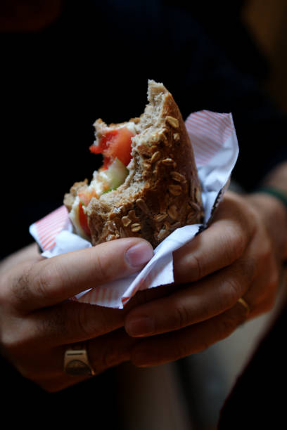 istock aged kasar cheese and salami sandwich 904239438