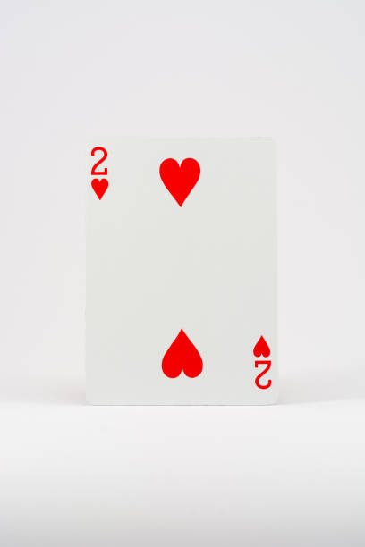 istock Playing card (white background) - two of hearts 904246410