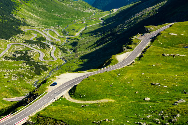 istock Transfagarasan mountain road in the valley 904286142