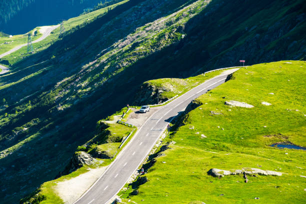 istock Transfagarasan mountain road in the valley 904286390