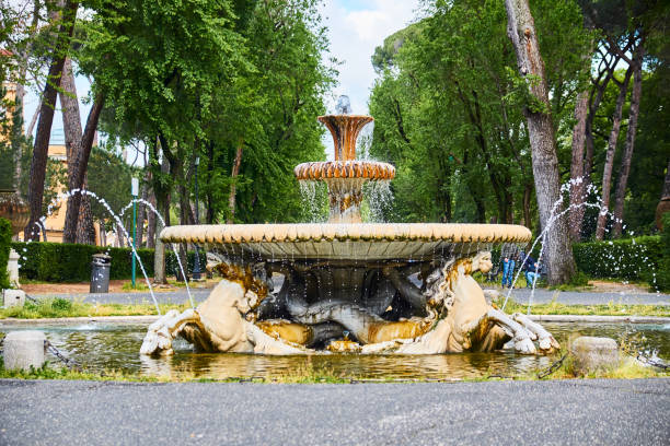 Cute fountain near the Villa Borghese. Rome