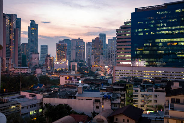 istock City Skyline At Sunset In Bangkok, Thailand 904321802