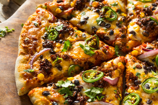 istock Homemade Spicy Mexican Taco PIzza 904329102