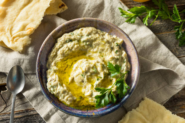 istock Savory Homemade Mediterranean Baba Ganoush 904331866