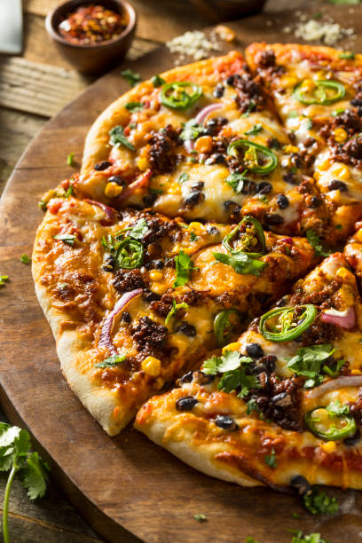 istock Homemade Spicy Mexican Taco PIzza 904332994