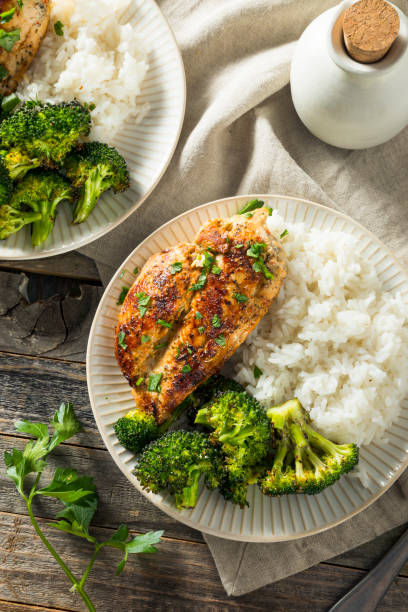 istock Healthy Homemade Chicken Breast and Rice 904333034