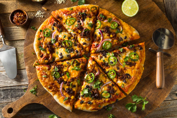 istock Homemade Spicy Mexican Taco PIzza 904335578