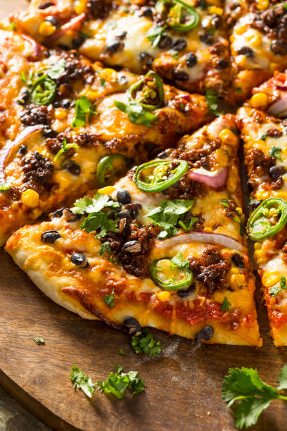 istock Homemade Spicy Mexican Taco PIzza 904335732