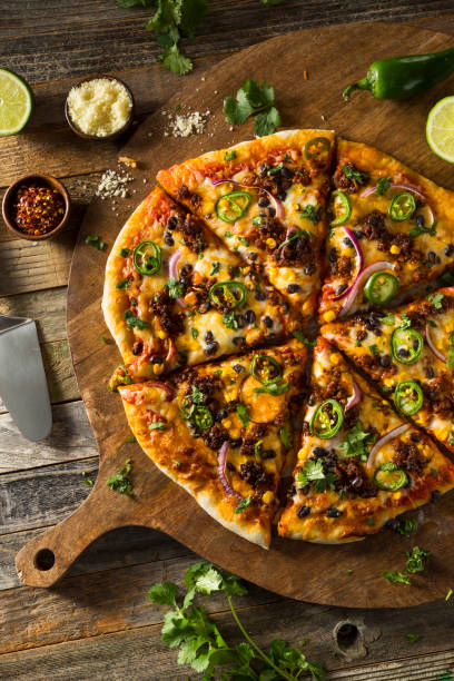 istock Homemade Spicy Mexican Taco PIzza 904336600