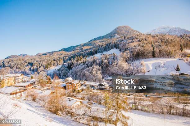 Überwintern Sie Königssee Bayern Alpen Stockfoto und mehr Bilder von Alpen - Alpen, Bayern, Berchtesgaden