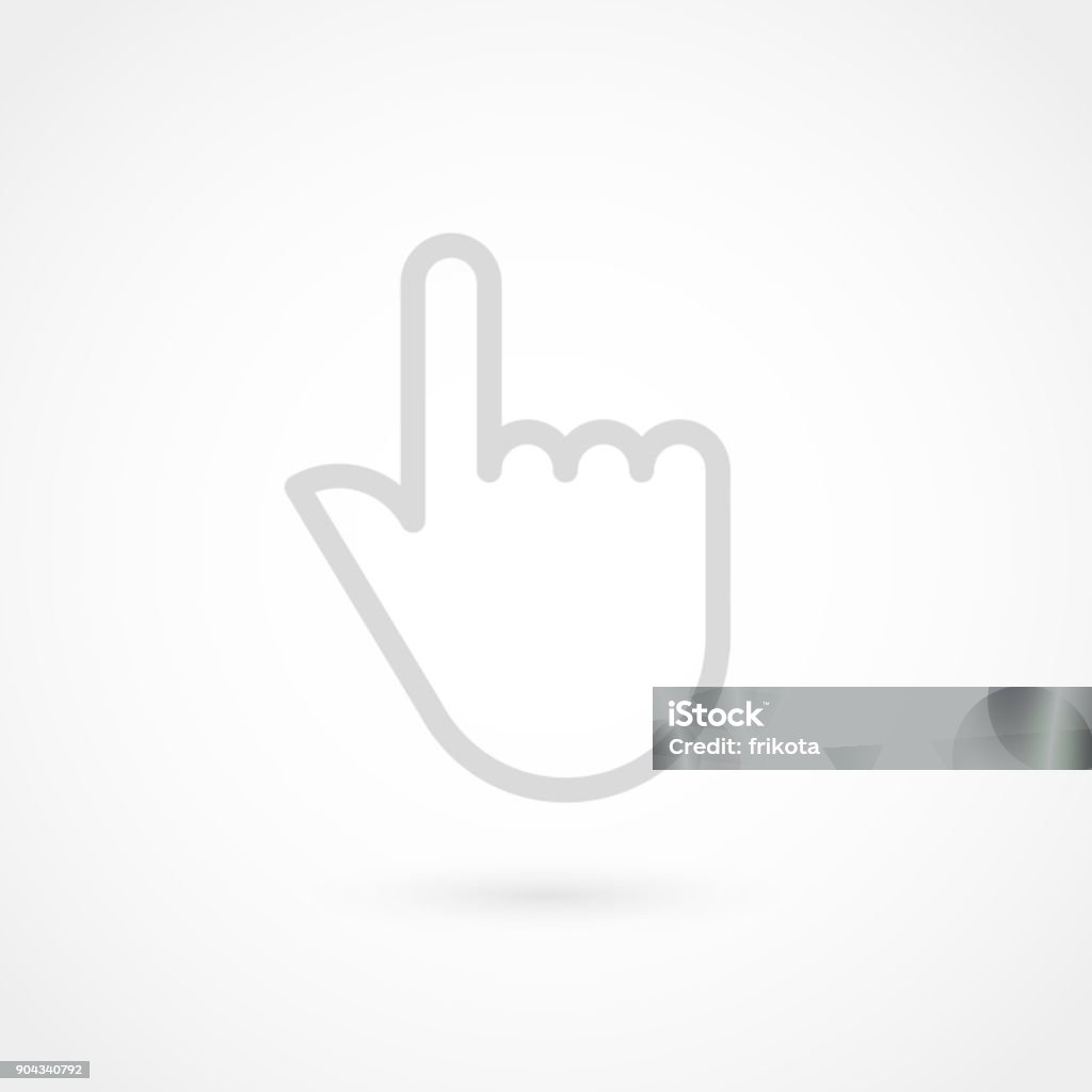 Hand icon Choice stock vector