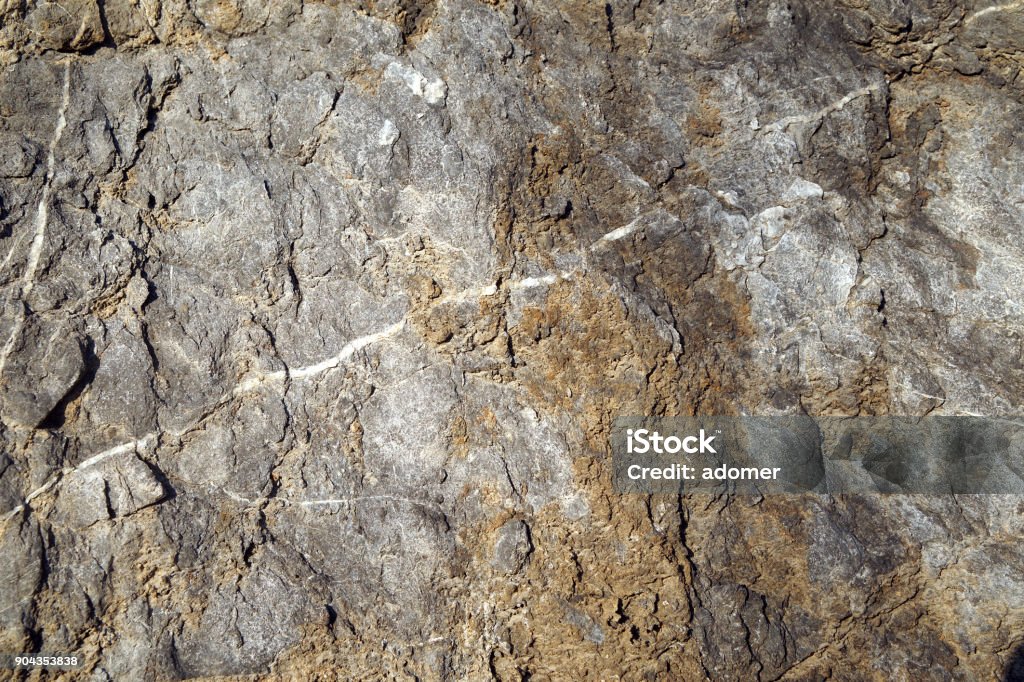 Cross section of rock Cross section of rock background Surface Level Stock Photo