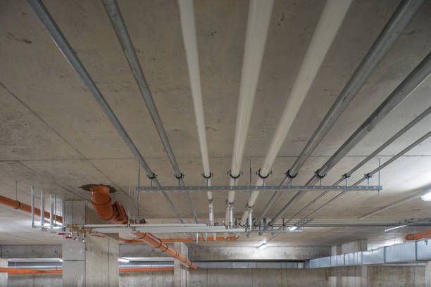 istock Heat pipline system in modern house. 904355448