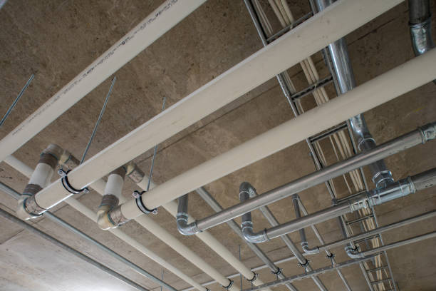 istock Heat pipline system in modern house. 904355460
