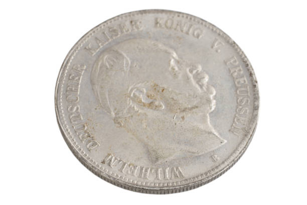 istock old vintage german coin isolated on background 904355764
