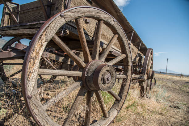 istock Antique Western Carriage with Wagon Wheel 904377434