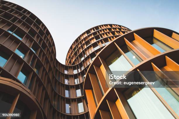 Abstract Contemporary Architecture Photo Stock Photo - Download Image Now - Architecture, Building Exterior, Construction Industry