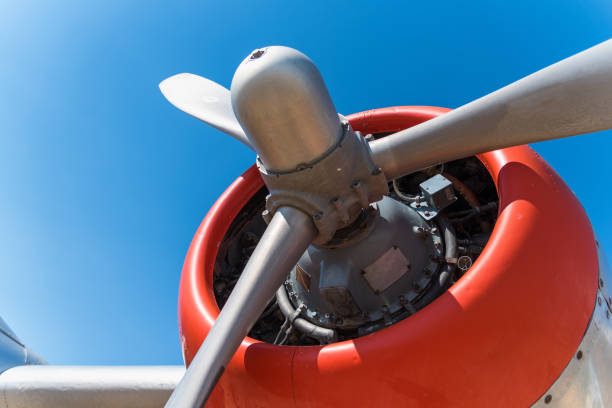 istock Closeup of Vintage Plane Propellers 904397000
