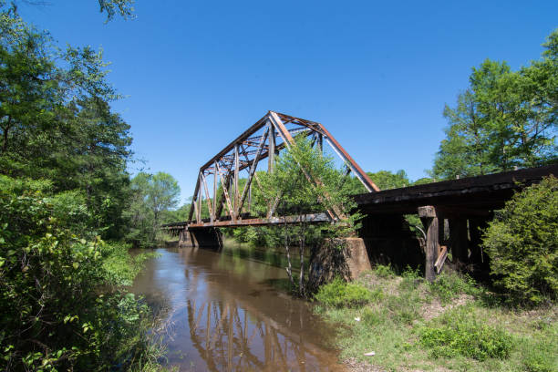 istock Metal Truss Railroad Bridge 904397402