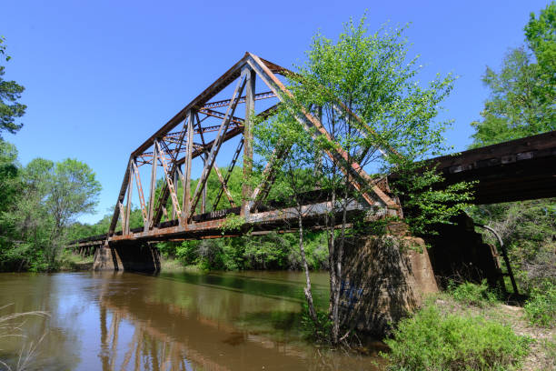 istock Metal Truss Railroad Bridge 904399444