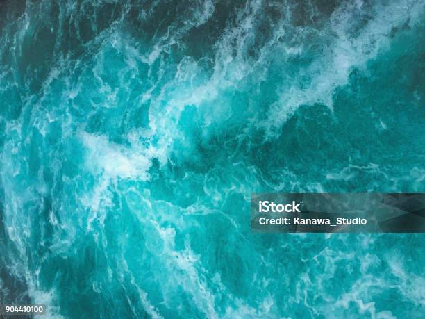 Ocean Waves Texture Background Stock Photo - Download Image Now - Textured Effect, Textured, Sea