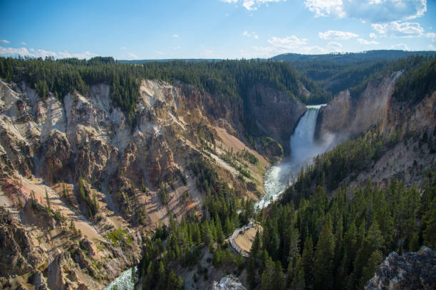 istock Waterfall in Yellowstone National Park 904414298