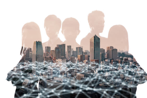 istock Network of business concept. 904424446