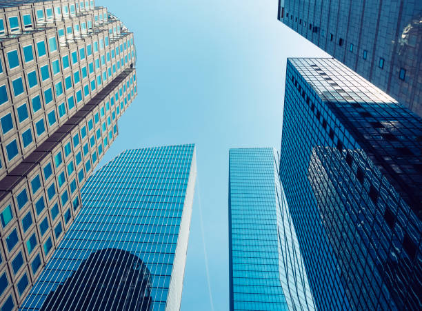 istock Architecture perspective Building sky scraper Business background cityscape 904426648