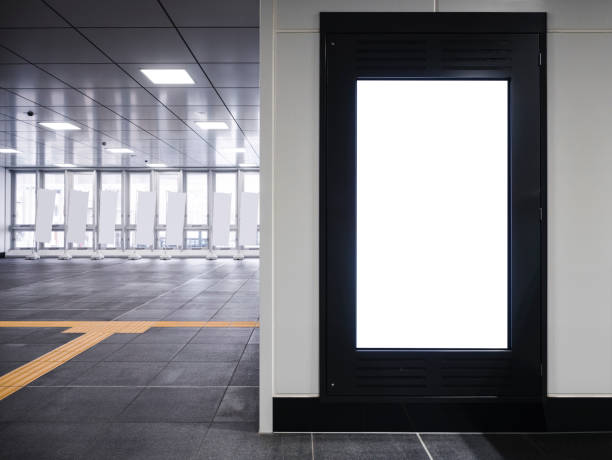 istock Mock up Blank Banner Frame Media display Public building 904426692