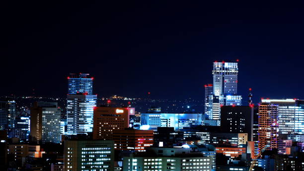 istock Sapporo of the New Japan three major night view 904445766