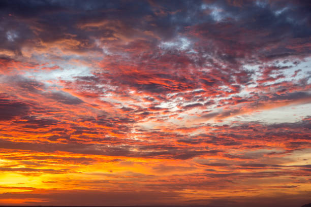 beautiful tropical sunset in the batangas, Philippines